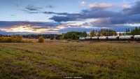 Autumn landscape with train, Sipoo, Finland, 2022 Autumn landscape with train, Sipoo, Finland, 2022